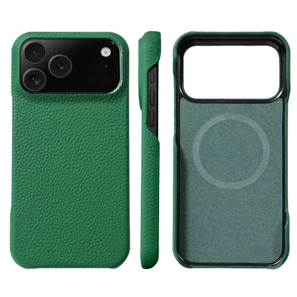 Cowhide Leather MagSafe Case for iPhone