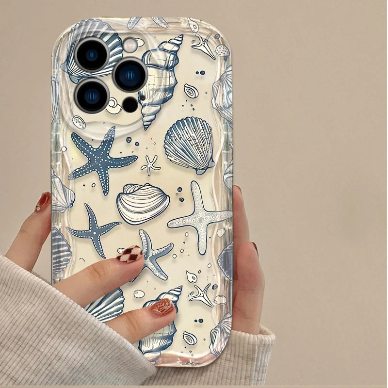 Marine Life 3D Wave Phone Case
