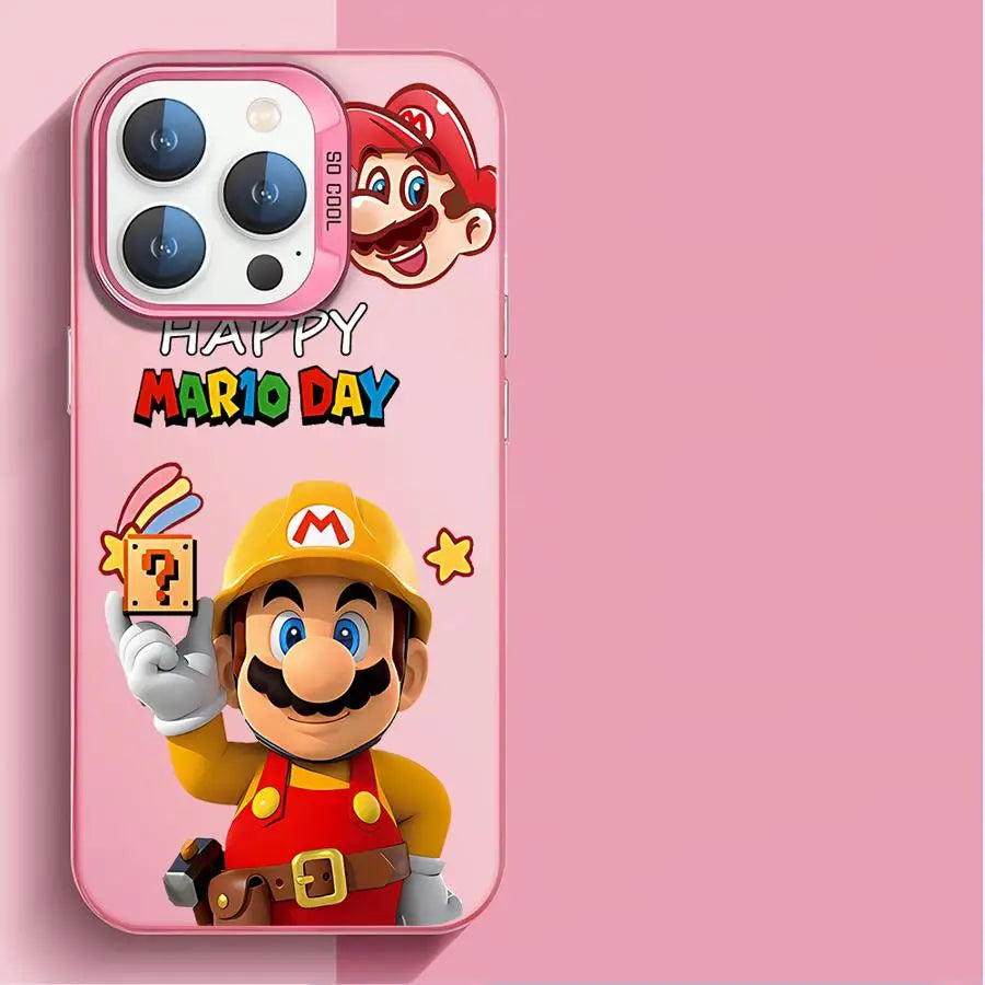 Supers M-Marios Cartoon Phone Case for iPhone