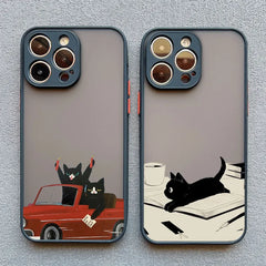 Funny Cat Daily Life Phone Cas