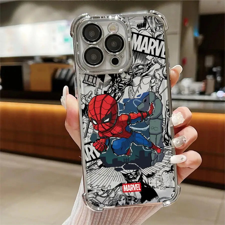 Spider-Man & Captain America Phone Case