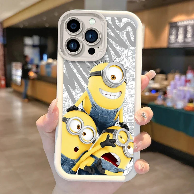 Cute Minions Cartoon iPhone Case
