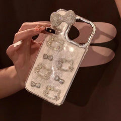 Luxury Diamond Bow Glitter Case for iPhone
