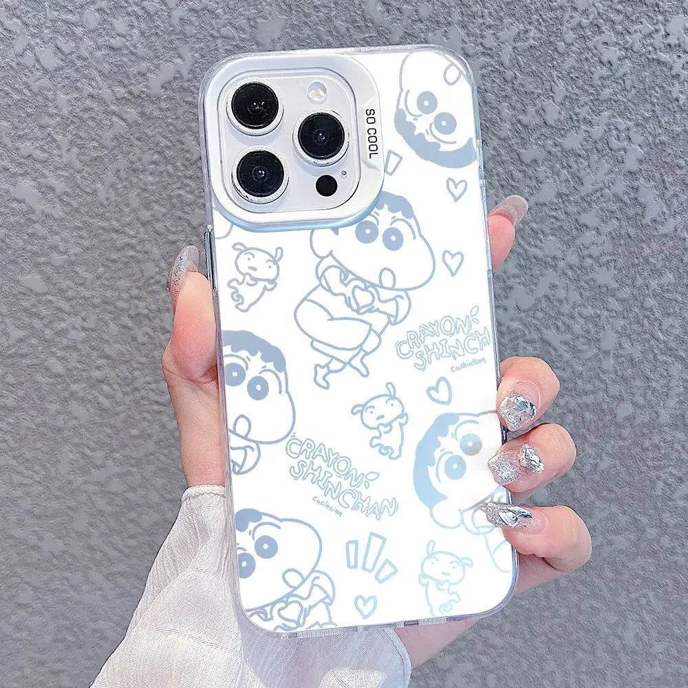 Funny Shin Chan Colorful iPhone Case