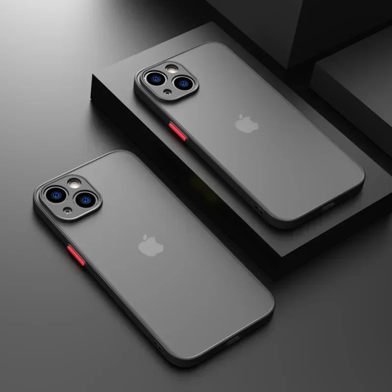 Matte Shockproof Case for iPhone