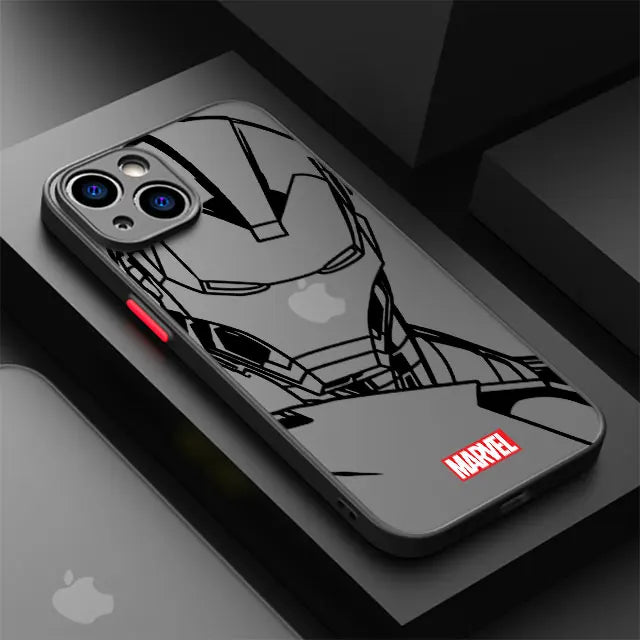 Marvel Spiderman & Iron Man iPhone Case