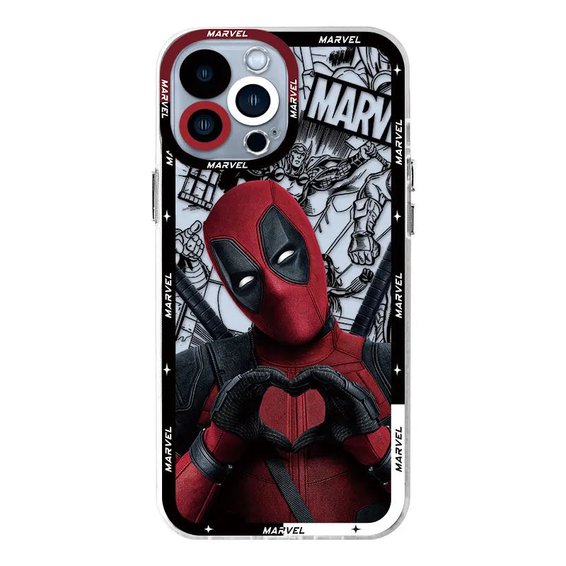 Marvel Deadpool Clear Bumper iPhone Case