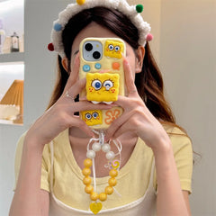 3D SpongeBob Soft Silicone Phone Case
