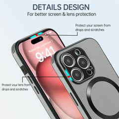 Magnetic Leather iPhone Case with Stan