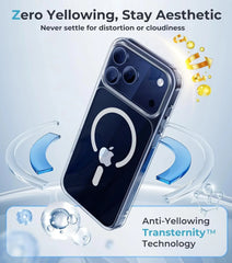 Clear MagSafe iPhone Case – Strong Magnetic & Shockproof Protection