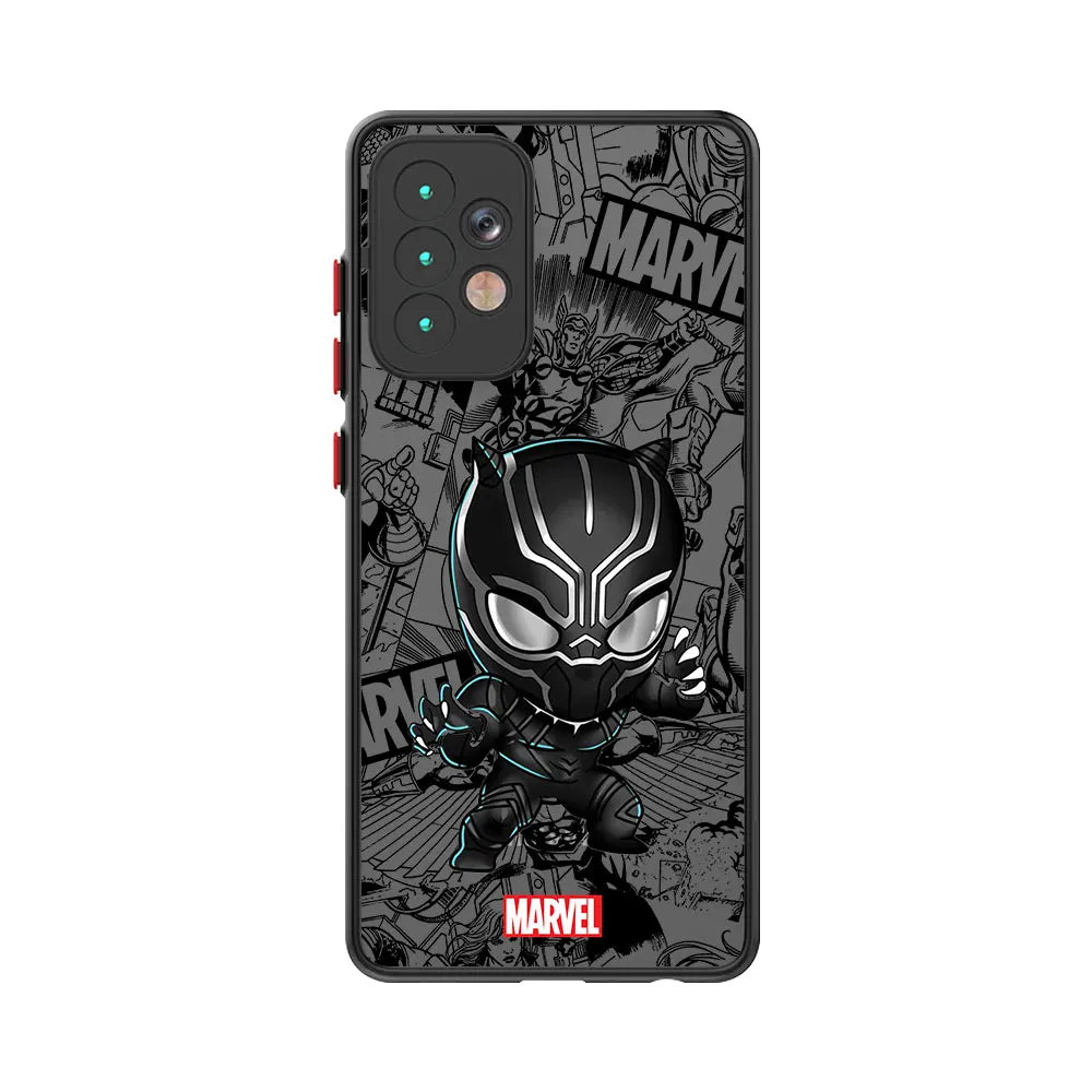 Marvel Cartoon Groot & Spider-Man Phone Case for Samsung Galaxy