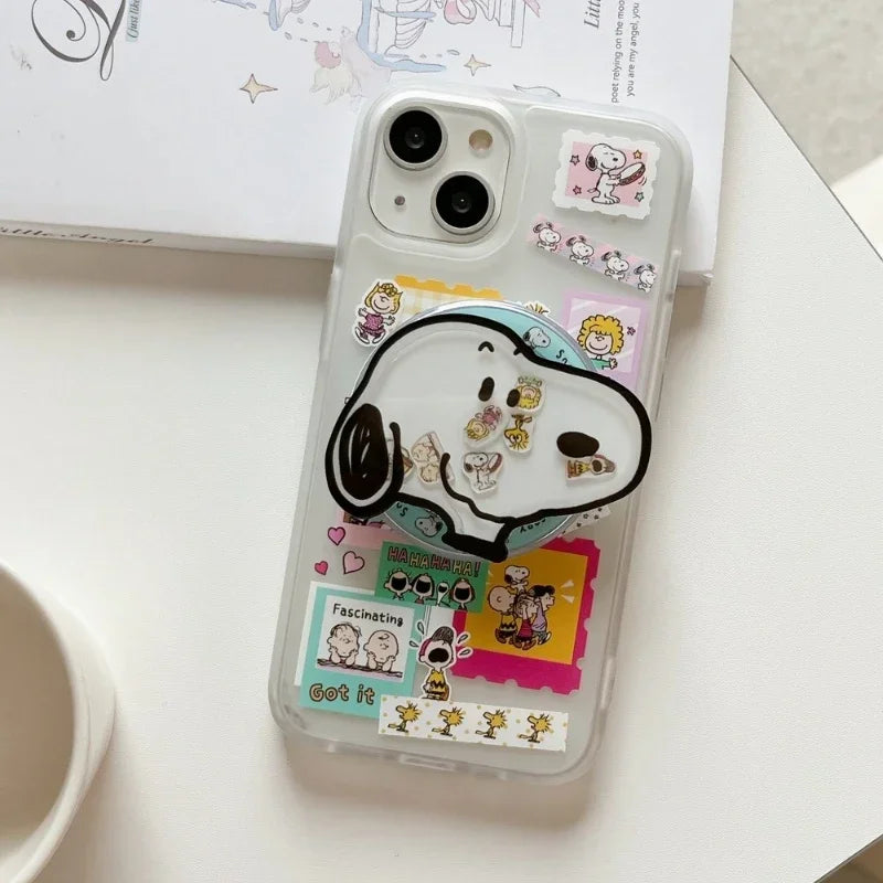 Snoopy Charlie Brown Magnetic Phone Case