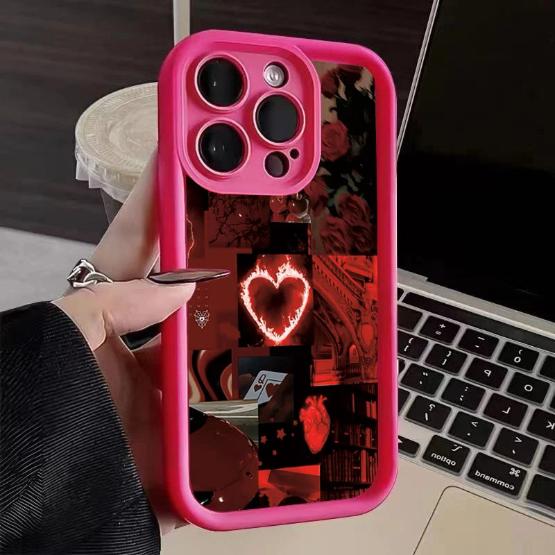 Red Scenery Phone Case for iPhone