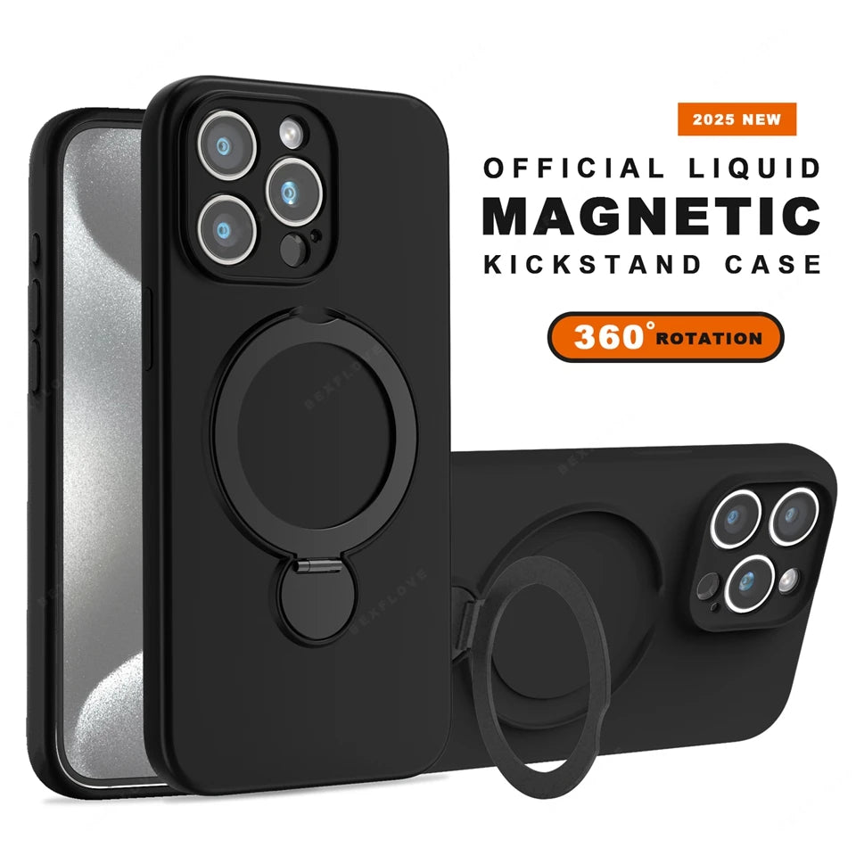 Magsafe Silicone Stand iPhone Case