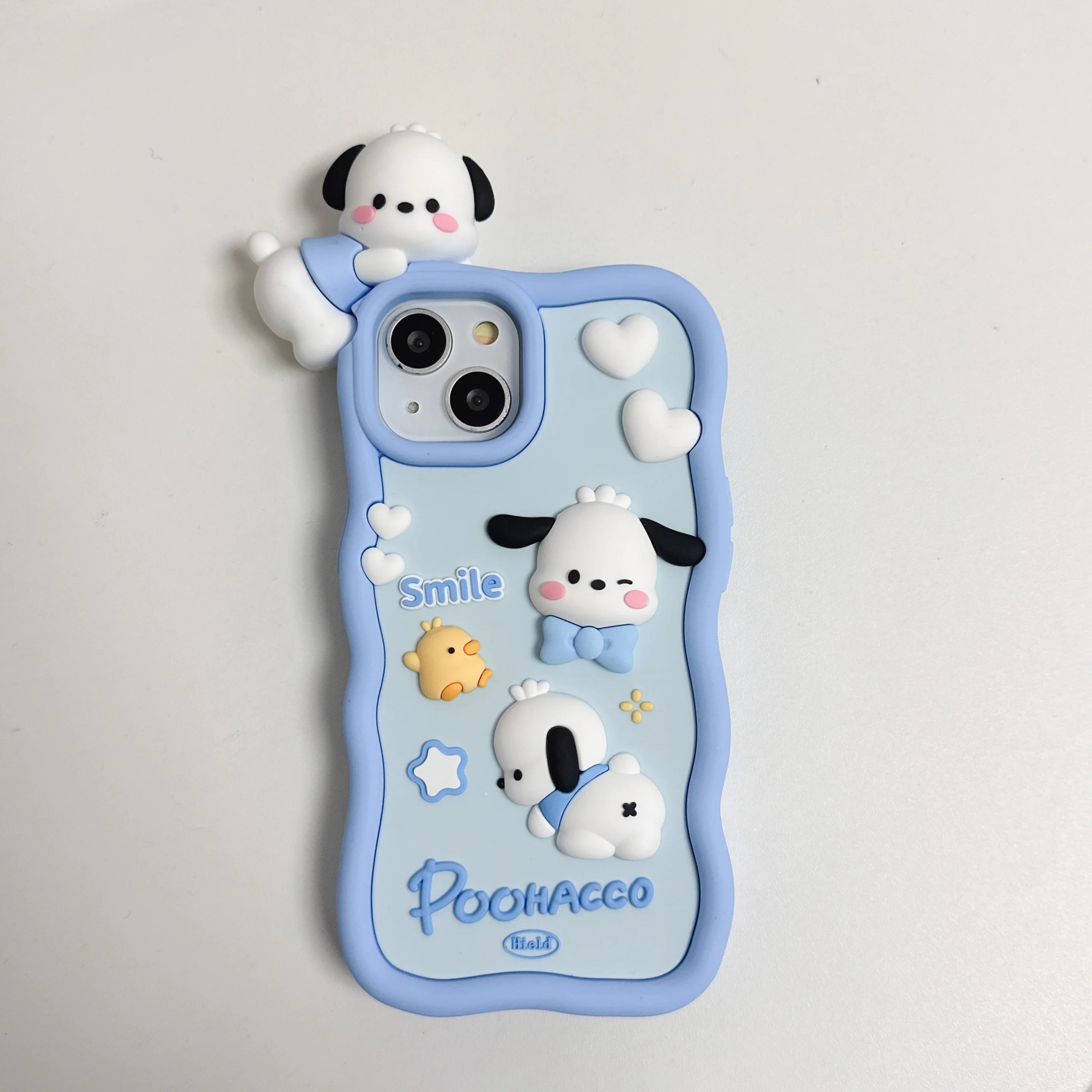 3D Pochacco Dog Silicone Phone Case