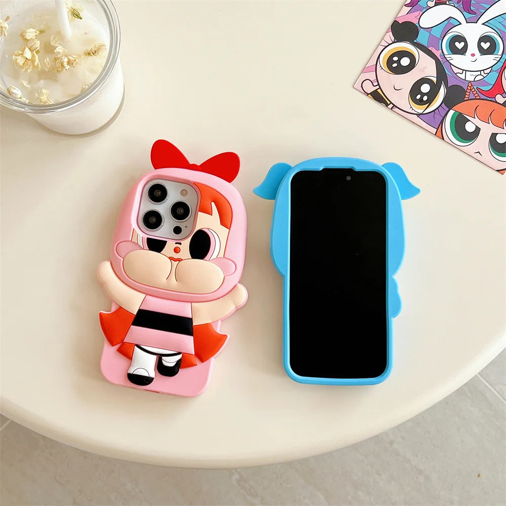 Cartoon Powerpuff Girls Phone Case