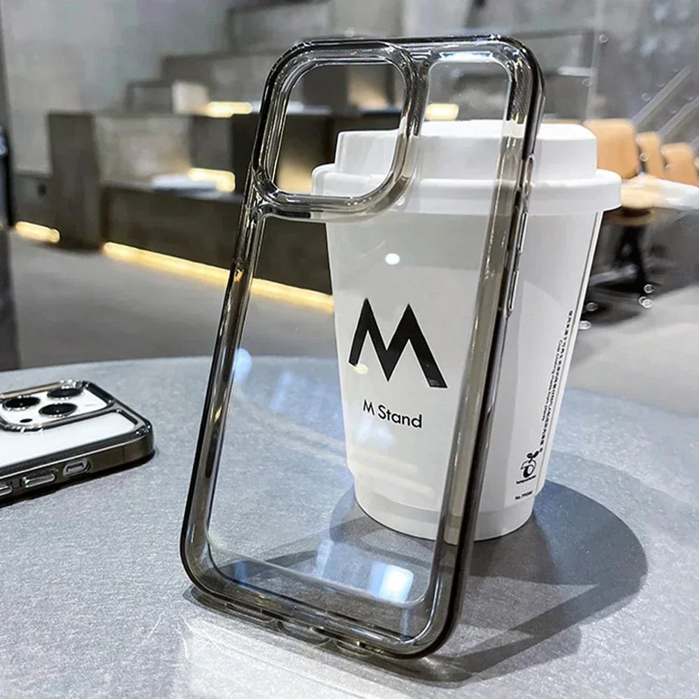 Clear Shockproof Armor Case for iPhone