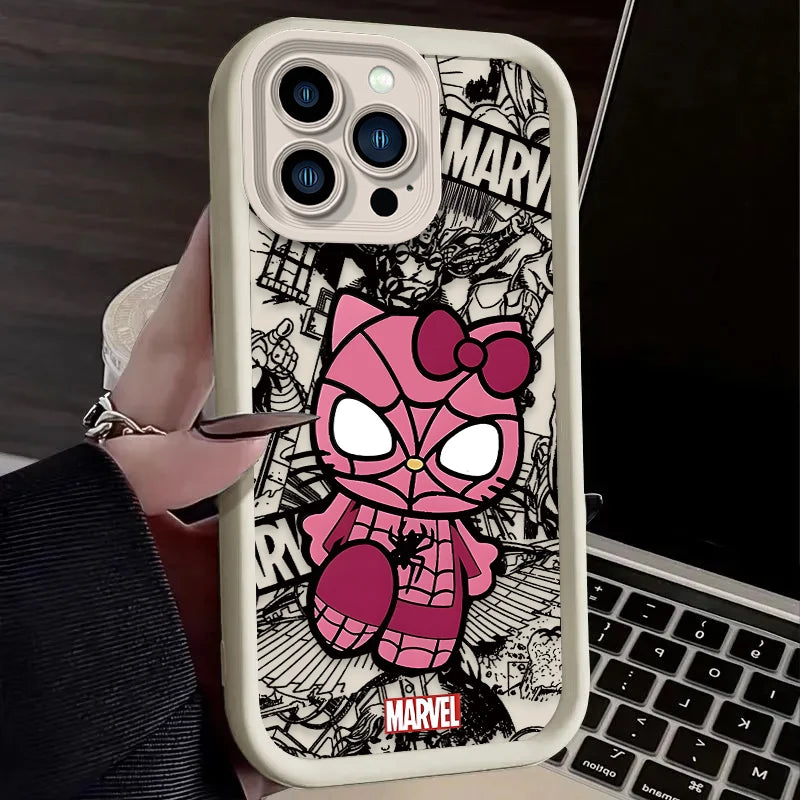 Spider-Man & Hello Kitty Phone Case