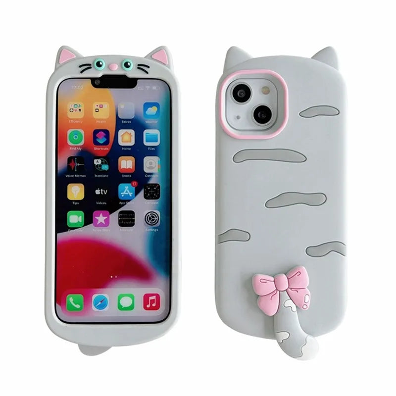Cat Soft Silicone Phone Case