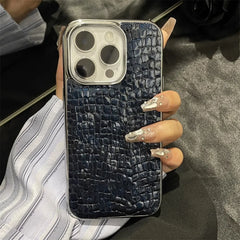 Glossy Crocodile Pattern Case For iPhone
