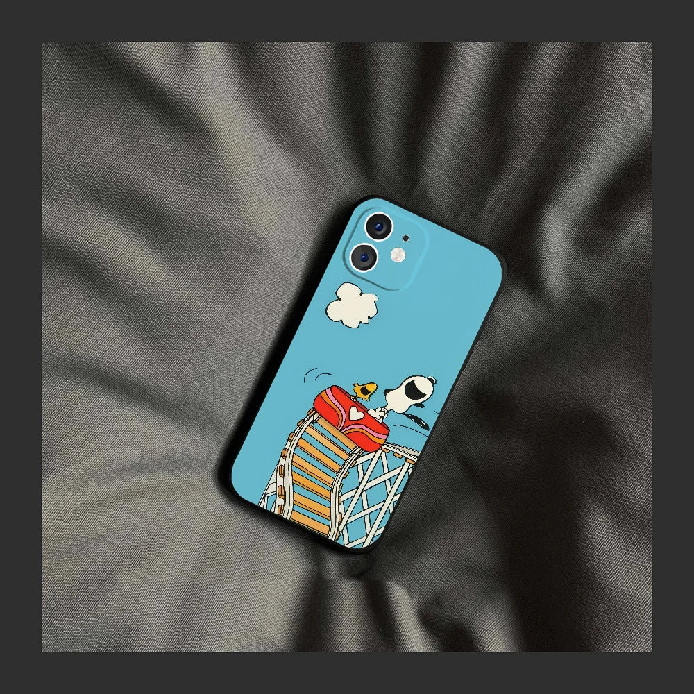 Anime Snoopy Soft Silicone Phone Case
