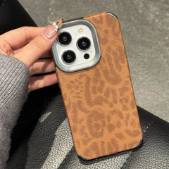 Leopard Print Leather Phone Case