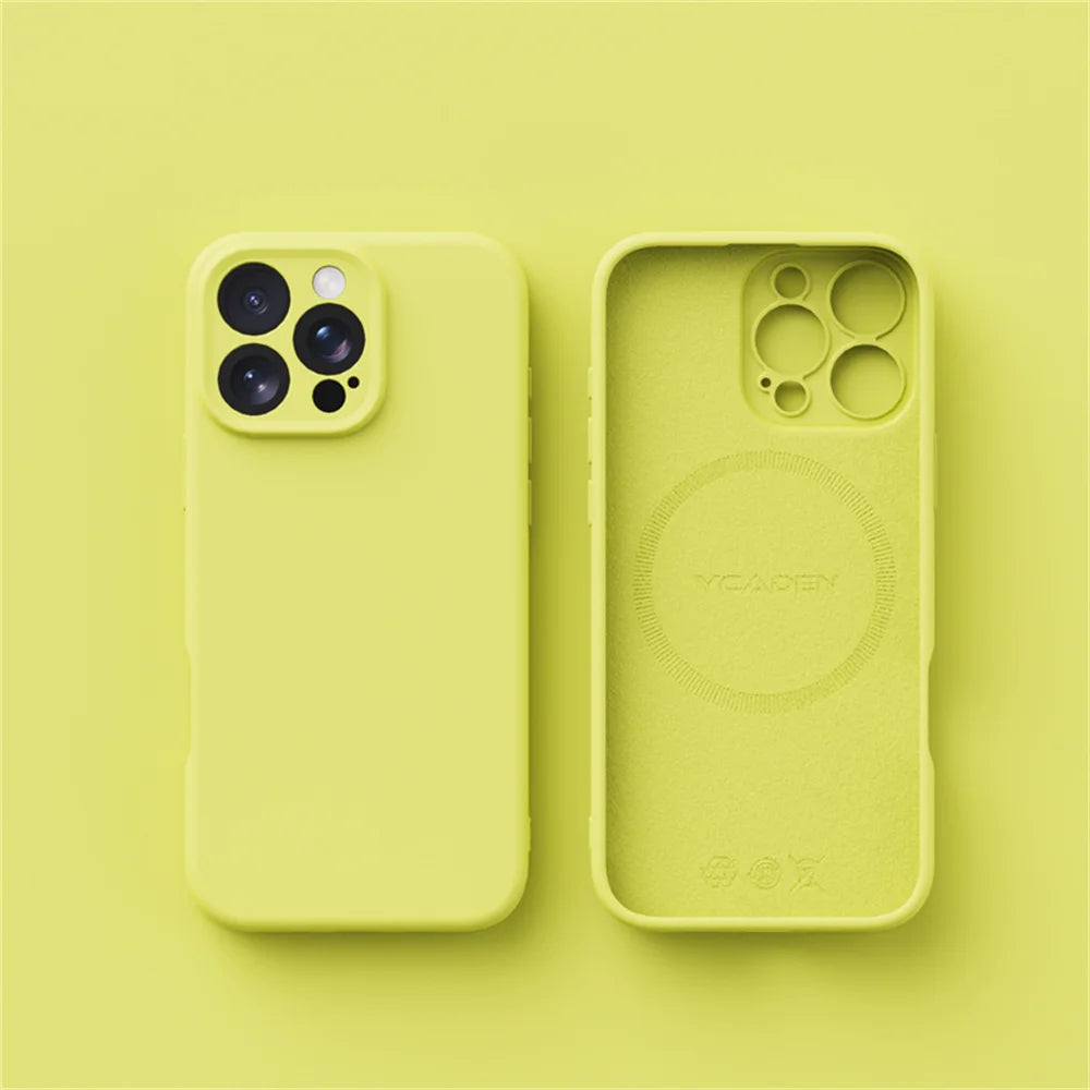 Liquid Silicone Magsafe Phone Case for iPhone