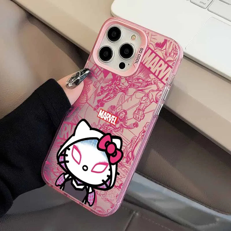 Spider-Man & Hello Kitty Phone Case
