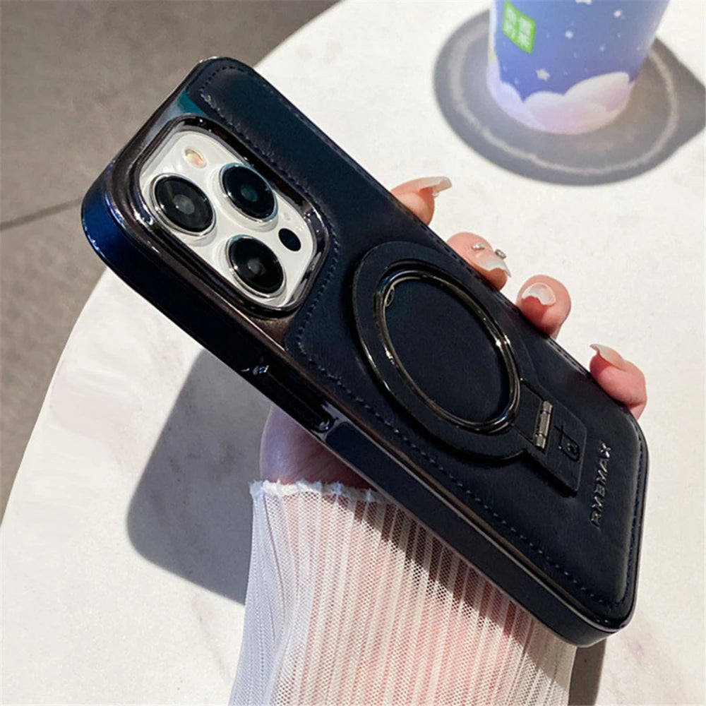Lambskin Leather MagSafe Case