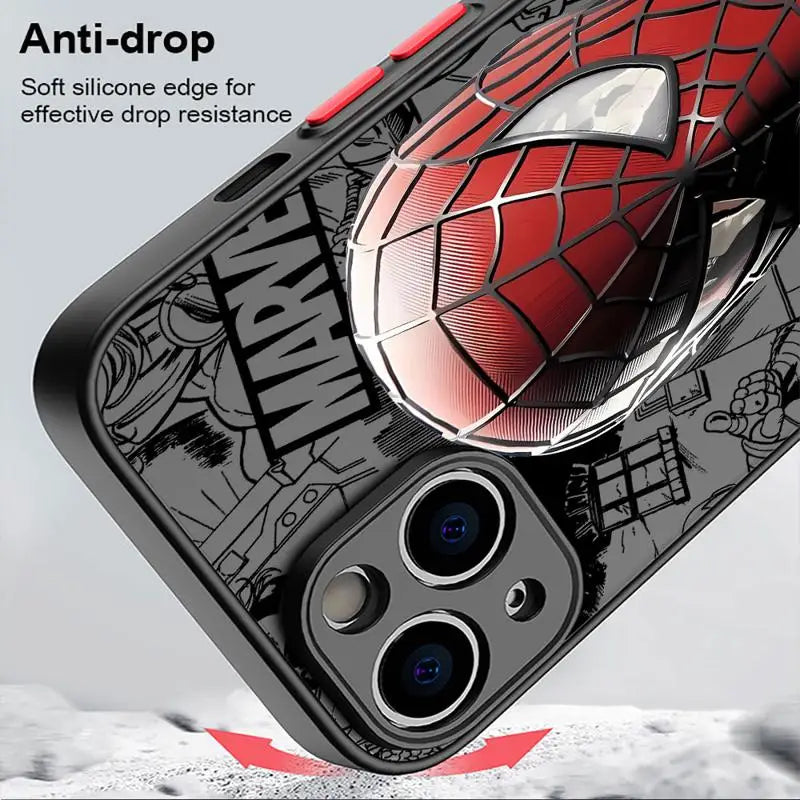Spider-Man & Venom Matte iPhone Case