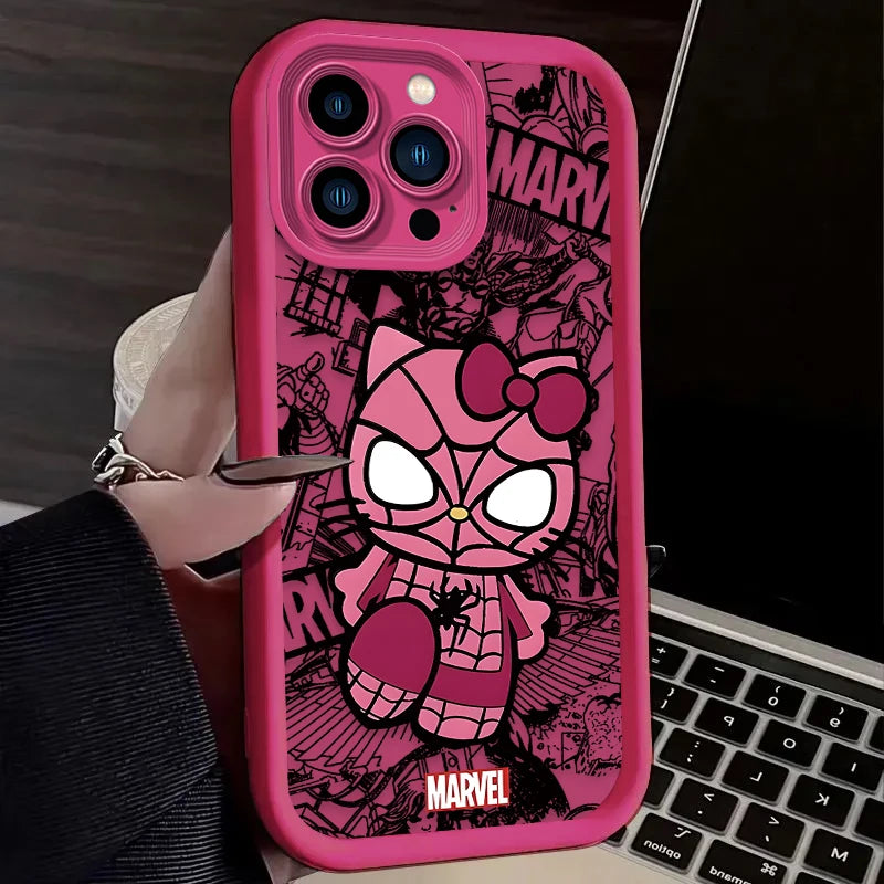 Spider-Man & Hello Kitty Phone Case