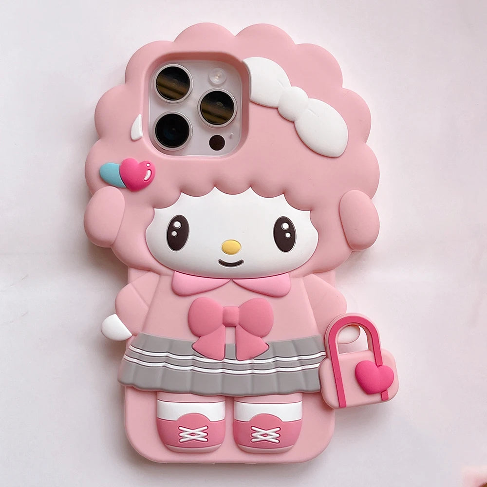3D My Melody Piano Phone Case