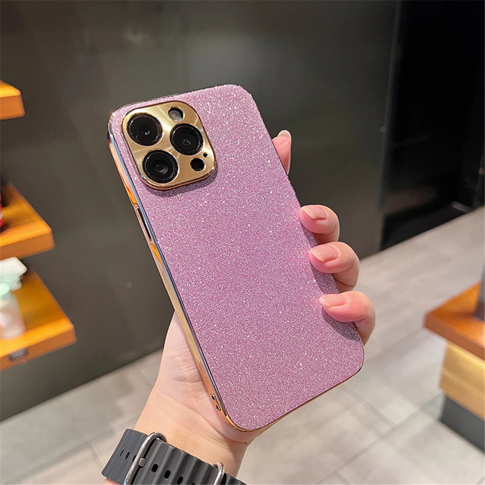 Golden Sparkle iPhone Case