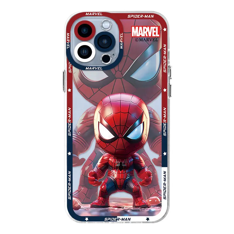 Marvel Iron Man & Spider-Man Phone Case for iPhone