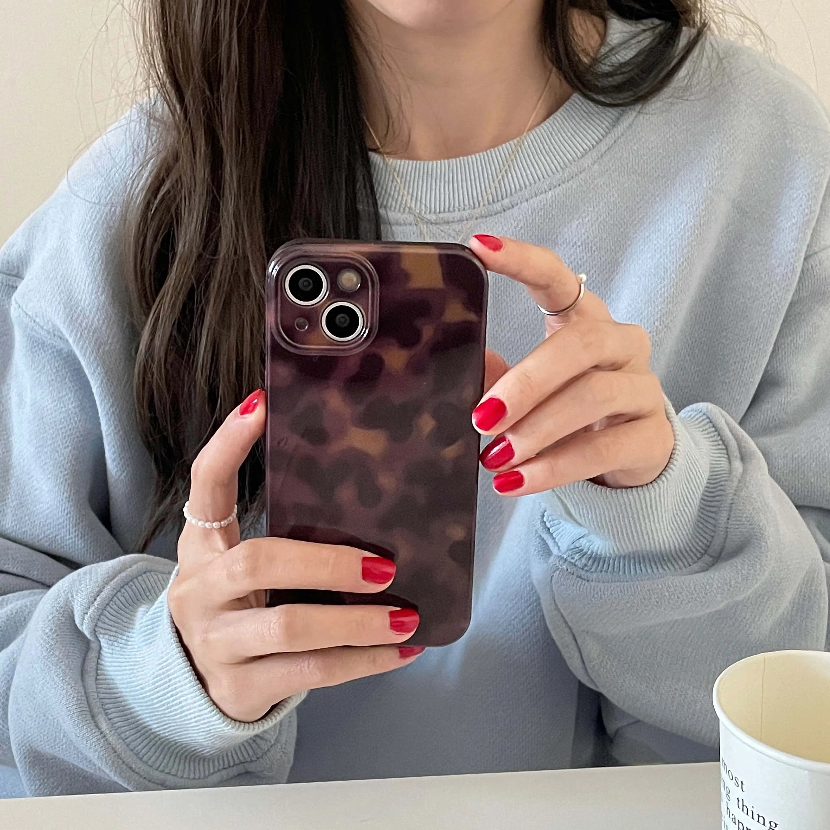 Amber Silicone Case for iPhone