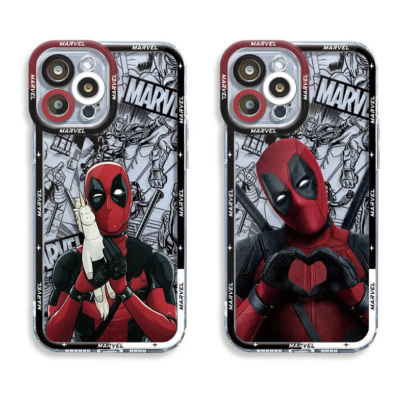 Marvel Deadpool Clear Bumper iPhone Case