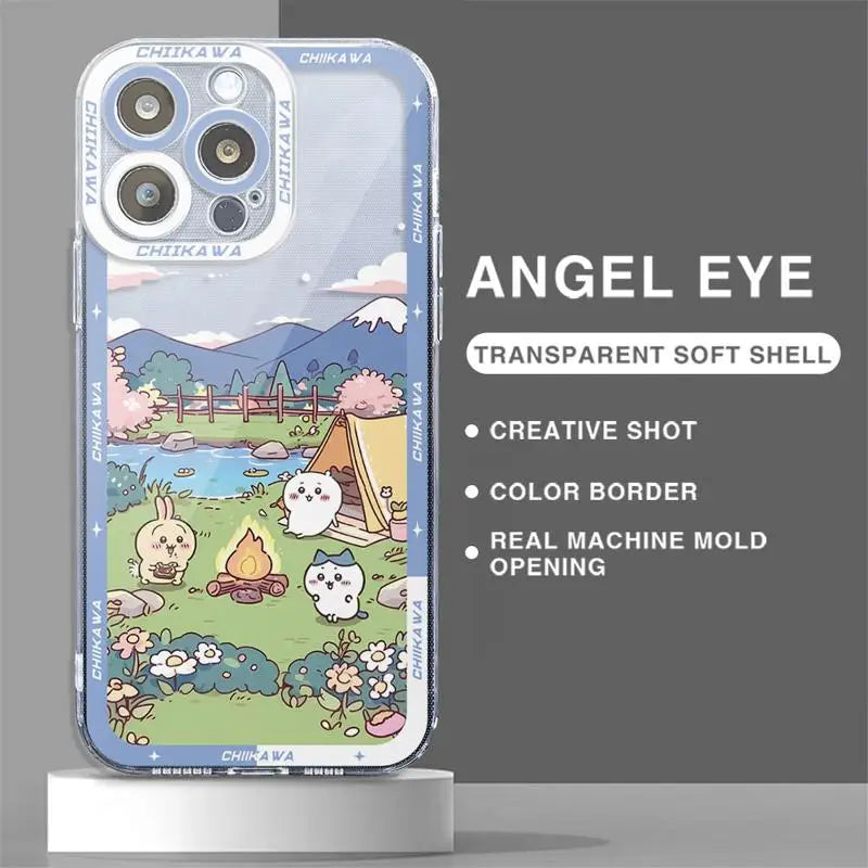 Chiikawa Clear iPhone Case