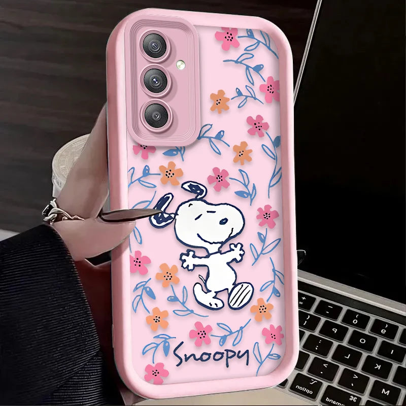 Snoopy Flower Samsung Case