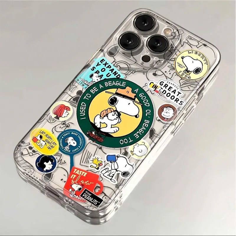Snoopy Coffee Clear Phone Case