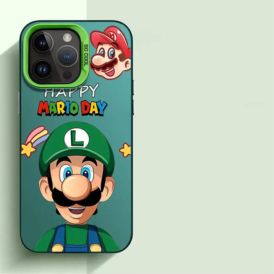 Supers M-Marios Cartoon Phone Case for iPhone