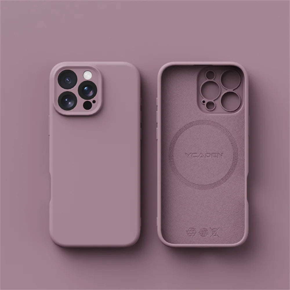 Liquid Silicone Magsafe Phone Case for iPhone