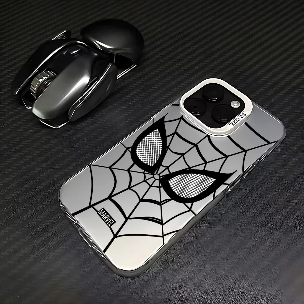 Spider-Net Black Red iPhone Case