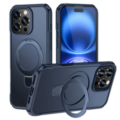 MagSafe Ring Stand Case for iPhone (360° Foldable Kickstand + Grip)