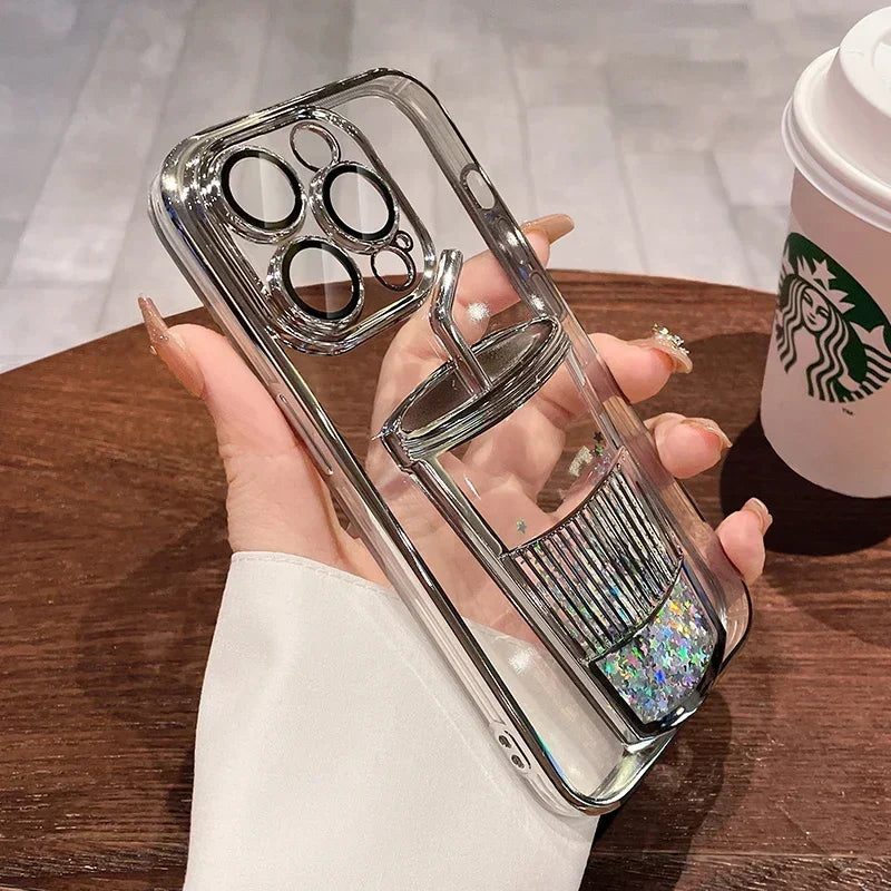 Plating Transparent TPU Phone Case
