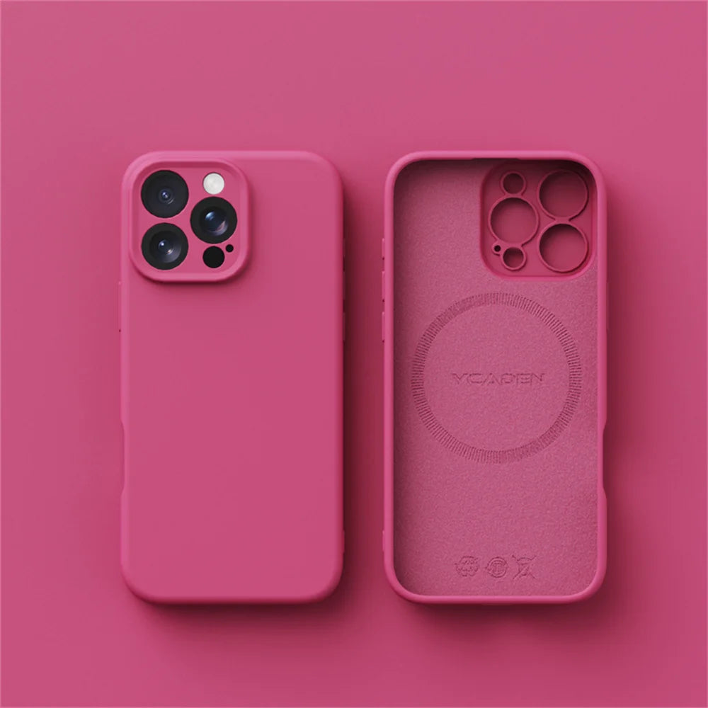 Liquid Silicone Magsafe Phone Case for iPhone
