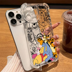Winnie the Pooh & Piglet Clear Phone Case