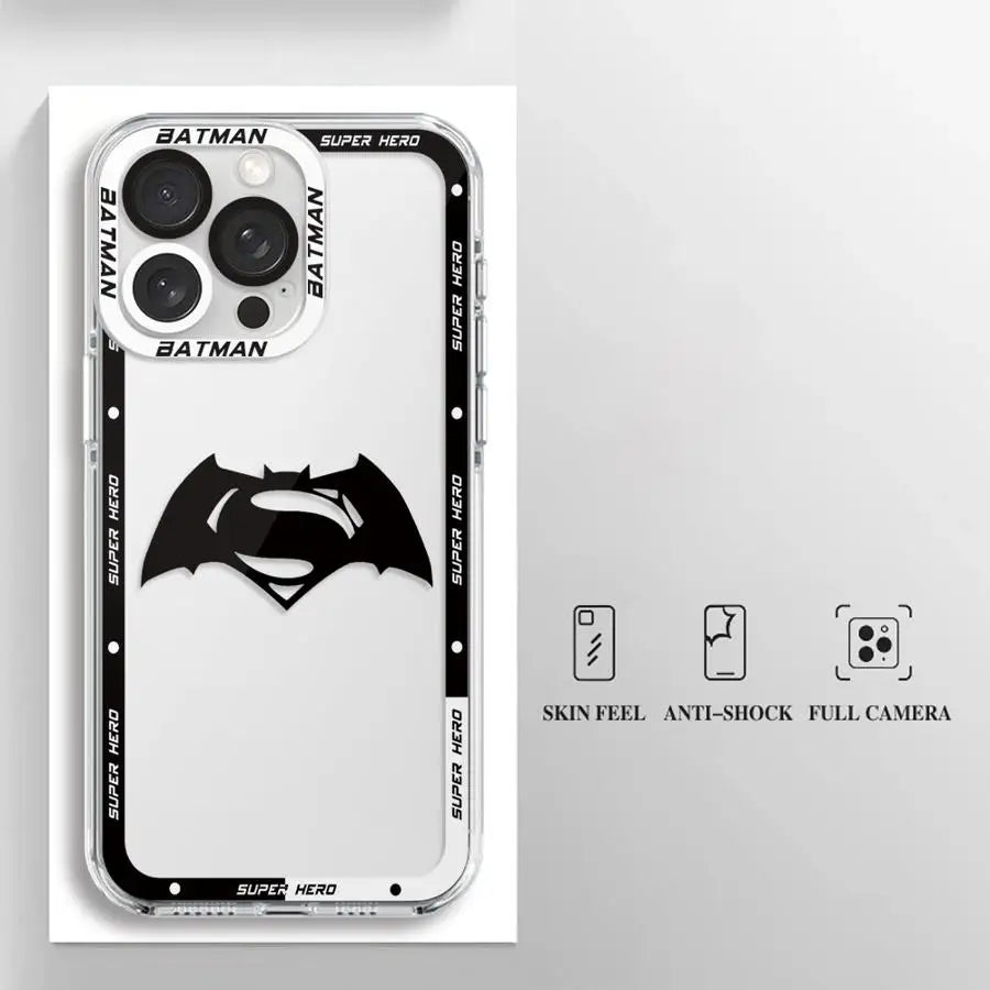 Superhero Cartoon Silicone Phone Case