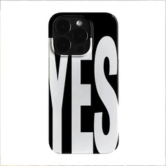 NO and YES Letter Case for iPhone