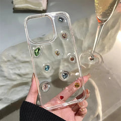 Glossy Diamond Glitter Epoxy Case