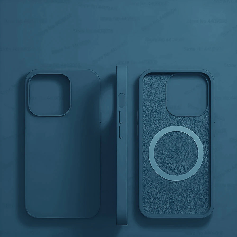 Magsafe Liquid Silicone Magnetic iPhone Case